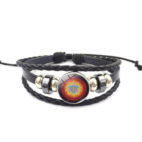 Bracelet sacré Sri Yantra Infinity