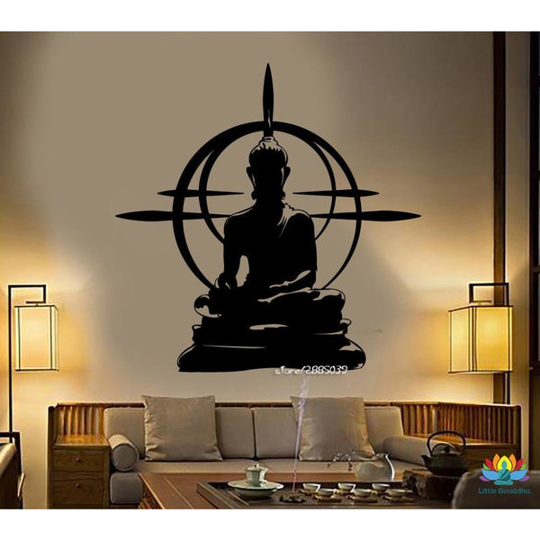 Sticker Mural Bouddha Zen