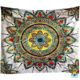 Toile textile Mandala Floral