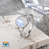 Bague Pierre de Lune Femme – Bijou Apaisant & Élégant