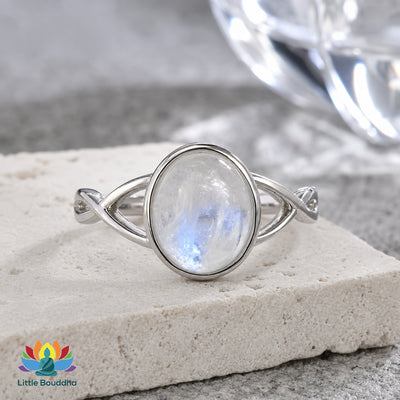 Bague Pierre de Lune Femme – Bijou Apaisant & Élégant