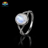 Bague Pierre de Lune Femme – Bijou Apaisant & Élégant
