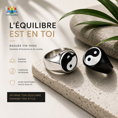 Bague Homme Yin Yang – Force, Équilibre & Style