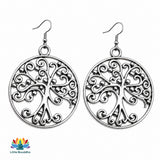 Boucles d’Oreilles Arbre de Vie Argent – Symbole Force & Équilibre