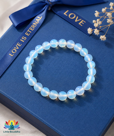 Bracelet Lithothérapie Pierre de Lune – Équilibre Émotionnel