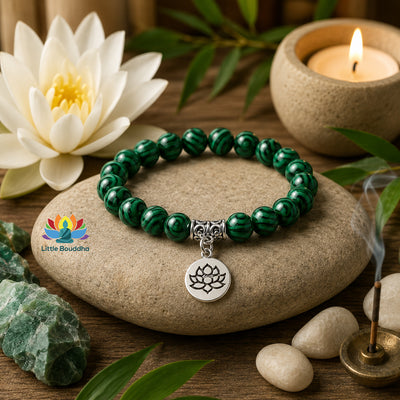Bracelet Harmonie en Malachite – Équilibre, transformation et énergie positive