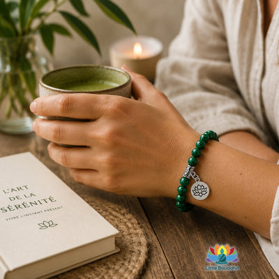 Bracelet Harmonie en Malachite – Équilibre, transformation et énergie positive