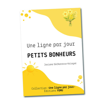 Carnet Une Ligne par Jour – Petits Bonheurs | Journal Bien-Être YOMU