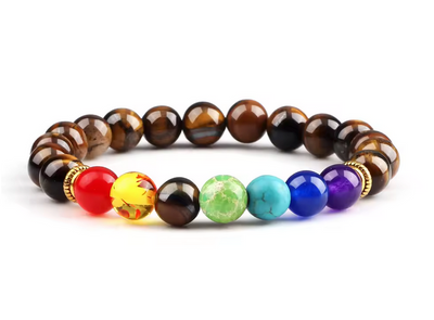 🌈 Bracelet “Zen 7 Chakras” – Équilibre & Bien-être