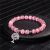 Bracelet Quartz Rose Arbre de Vie – Amour, Apaisement & Énergie du Cœur