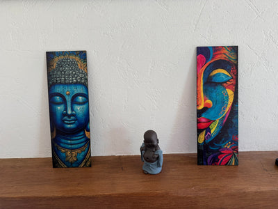 Statuette Bouddha Petit Moine Zen – Figurine Décorative Mignonne