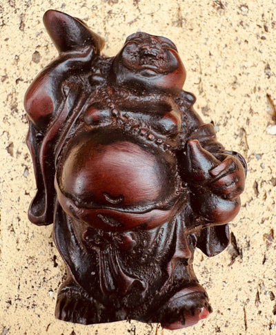 Statuette Bouddha Rieur en résine – Décoration Zen Thaïlande Miniature