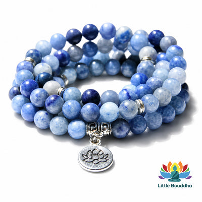 Mâlâ Sodalite 108 Perles – Expression, Apaisement & Confiance en soi