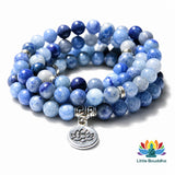Mâlâ Sodalite 108 Perles – Expression, Apaisement & Confiance en soi