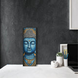 Plaque déco BOIS ZEN "Bouddha Azur"