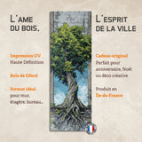 Plaque déco bois zen "Respiration de la terre"
