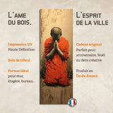 Plaque déco bois zen "Gratitude"