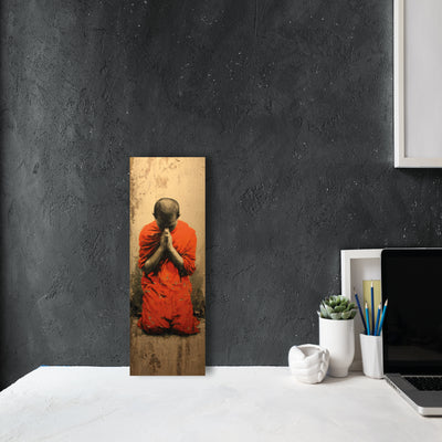 Plaque déco bois zen "Gratitude"