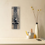 Plaque déco en bois "Aura zen"