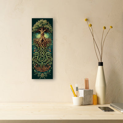 Plaque déco murale en bois 