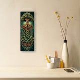 Plaque déco murale en bois "arbre de vie"