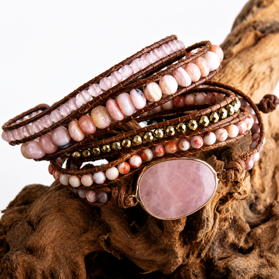 Bracelet Quartz Rose Amour de Soi – Pierre Naturelle & Apaisement