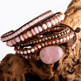 Bracelet Quartz Rose Amour de Soi – Pierre Naturelle & Apaisement