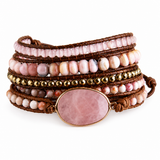Bracelet Quartz Rose Amour de Soi – Pierre Naturelle & Apaisement