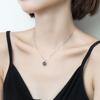 Collier pendentif Inspiration en Labradorite et Argent925