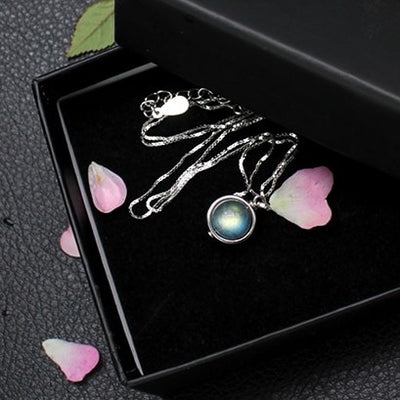 Collier pendentif Inspiration en Labradorite et Argent925