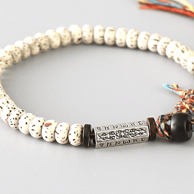 Bracelet Graine de Bodhi Ajustable – Sérénité, Méditation & Symbole d’Éveil
