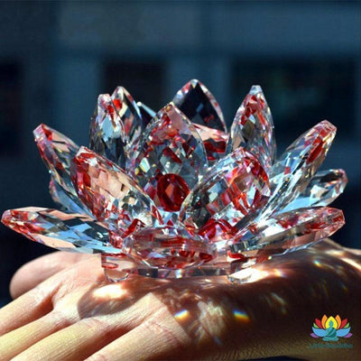 Décoration Fleur de Lotus en Cristal