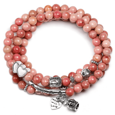 Mala rhodochrosite made with love