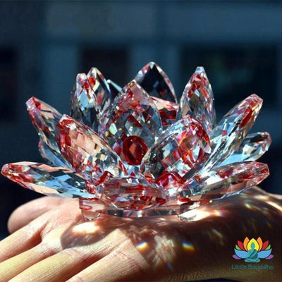 Décoration Fleur de Lotus en Cristal