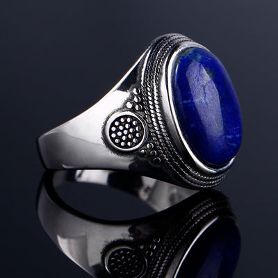 Bague "Introspection" en argent et Lapis-Lazuli