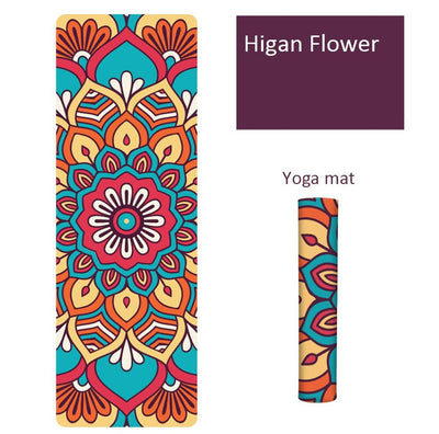 Tapis de yoga & méditation imprimé "zen"