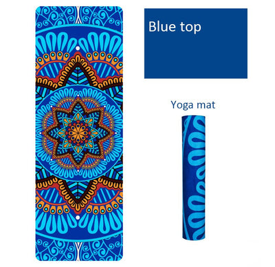 Tapis de yoga & méditation imprimé "zen"