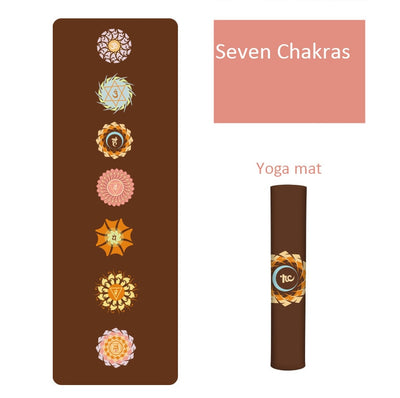 Tapis de yoga & méditation imprimé "zen"