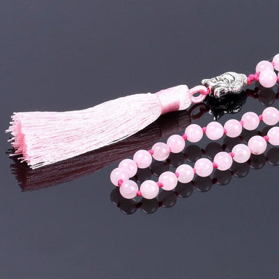 mâla apaisement amour de soi quartz rose