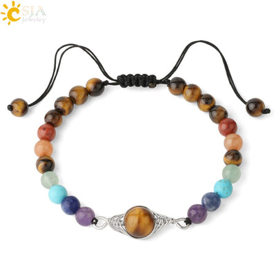 Bracelet "équilibre et méditation" 7 chakras