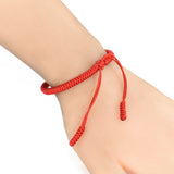 Bracelet tressé porte-bonheur