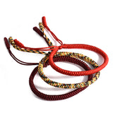 Bracelet tressé porte-bonheur