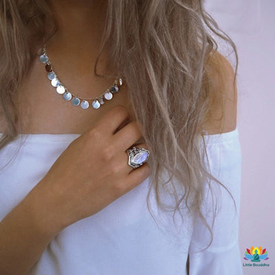 Bague Intuition en Pierre de Lune