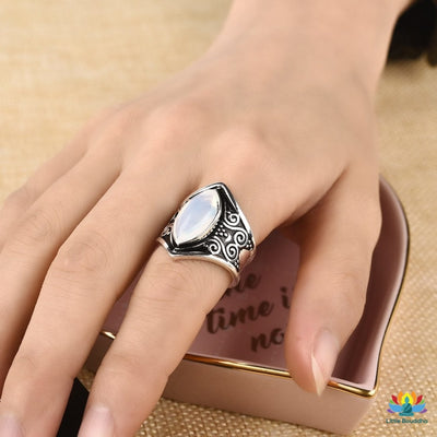 Bague Intuition en Pierre de Lune