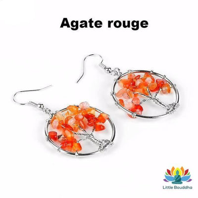 Boucles dOreilles Arbre de vie porte-bonheur - 13 Variétés