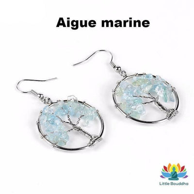Boucles dOreilles Arbre de vie porte-bonheur - 13 Variétés
