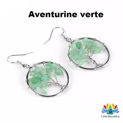 Boucles dOreilles Arbre de vie porte-bonheur - 13 Variétés