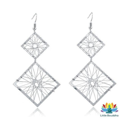 Boucles doreilles Carré magique