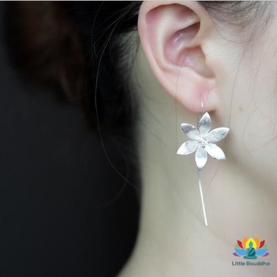 Boucles doreilles Fleur de Lotus
