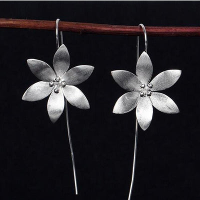 Boucles doreilles Fleur de Lotus